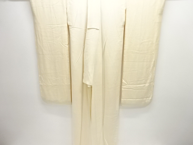  大正ロマン　錦紗鶴に花・宝尽くし模様刺繍五つ紋花嫁衣装振袖・中着セット